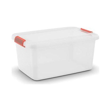 KIS K Latch Box Aufbewahrungsbox Rechteckig Orange, Transparent (1/3)