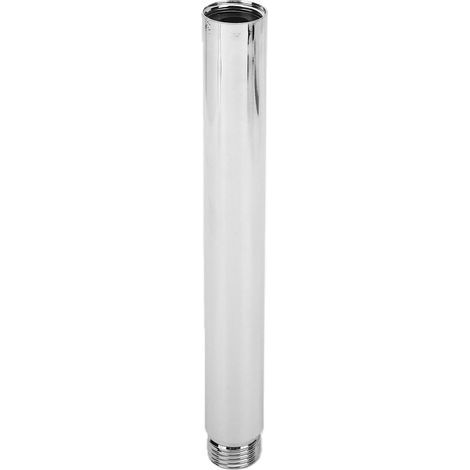 Extension de tuyau de douche G1/2 pouces, bras de tête universel en acier inoxydable avec joint en Silicone 6 pouces/15.24cm (1/5)