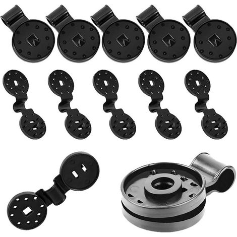 80 Pièces Clips Plastique pour Toile D'ombrage,Clip Spécial avec œillet,Clips pour Voile d'ombrage,Clips en Plastique pour Toile,Clips de Fixation pour Filet (1/5)