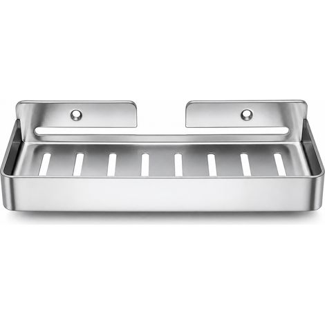 Étagère murale de douche en acier inoxydable 304 23 cm brillante (1/5)