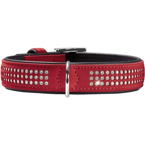 Hunter Softie Deluxe - Collare per Cani, Rosso, 60 (1/3)