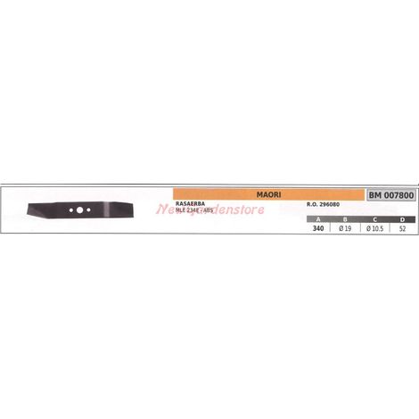 Lama per rasaerba tosaerba tagliaerba MAORI MLE 234E ABS 007800