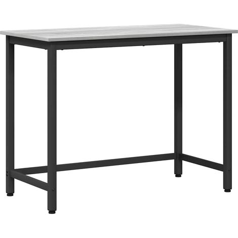Tisch Graues Sonoma 80 x 50 x 76,5 cm Ingenieure Holz und Stahl vidaXL