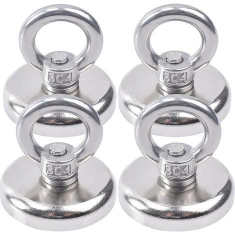 Lot de 8 poignées cachées de tiroir de style moderne en alliage d'aluminium invisible pour armoire et tiroir, 50 mm, nickel brossé (1/5)