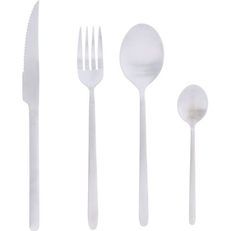 Set di posate in acciaio inox da 16 pezzi - NA020890X21047 - Jean Dubost