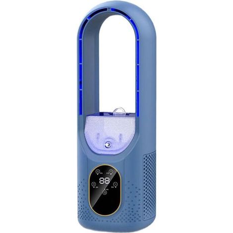 Climatiseur portable, ventilateur sans pales, six vitesses, fonction minuterie, brumisation, enfichable,Version enfichable (1/5)