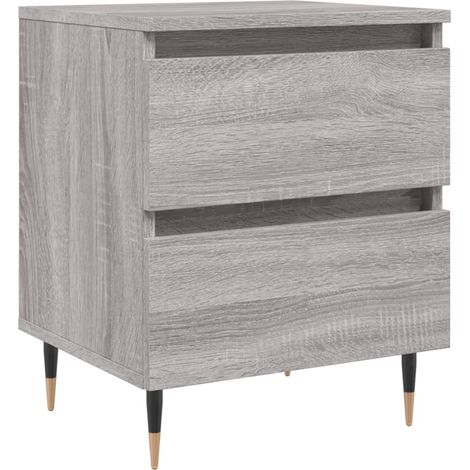 Maison Exclusive - Nachttisch Grau Sonoma 40x35x50 cm Holzwerksto