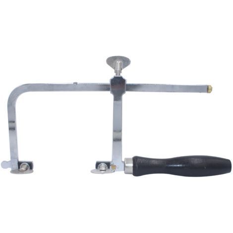 Handmade Adjustable Curved Metal Jewelers Saw Frame Kit for Jewelry Making (1/4)