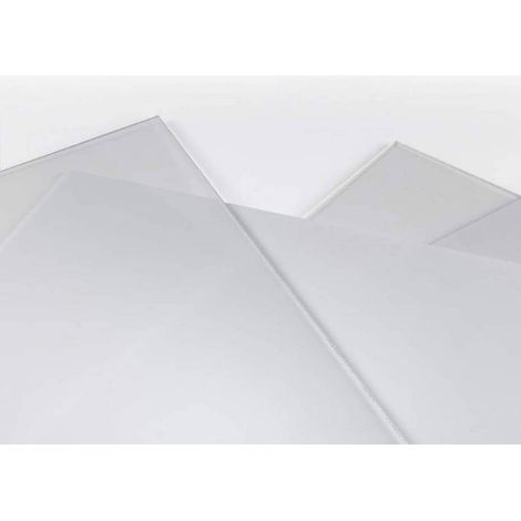 10 x VETRO SINTETICO TRASPARENTE H 50 CM 150CMX2MM