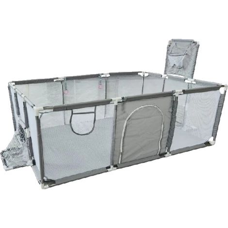 Parc, Maille Respirante, Tissu Lavable, gris clair 2 net-L (1/2)