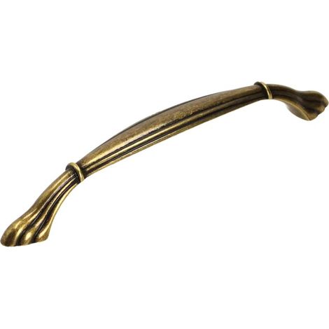 Maniglia UR51, ottone anticato patinato, 128 mm (1/3)