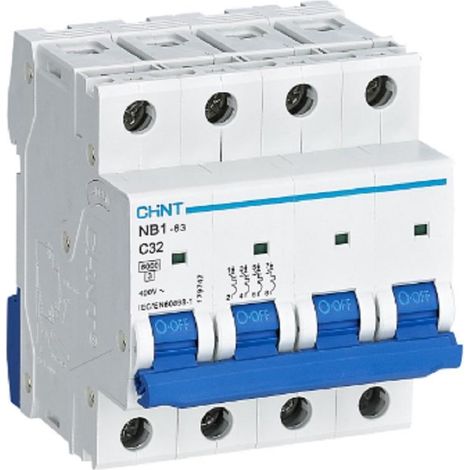 Chint nb1-63/c50-4p-6 -interruttore magnetotermico 4p 50a curva c (1/5)