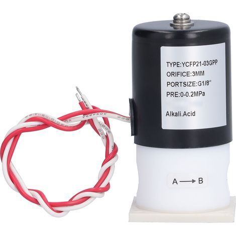 DC/AC-Magnetventil, Wärmeableitung, Säure- und Laugenbeständigkeit, starke Base für industrielle Anwendungen, AC 110 V (1/5)