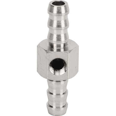 T-Stück-Adapter aus Edelstahl 304, Hochleistungsgummi, für Kraftstoffdruckanzeige oder -sensor, 3/8-Zoll-Anschluss mit 9,5 mm Innendurchmesser (1/5)