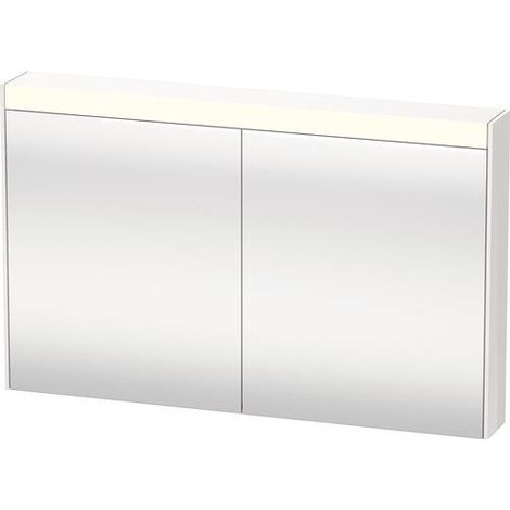 Armoire miroir BRIOSO avec éclairage 760x1220x148mm blanc brillant
