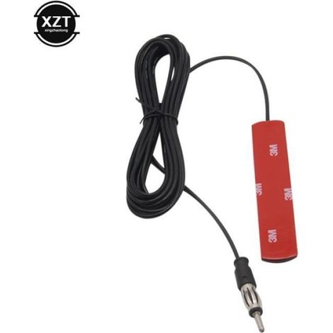 Amplificateur universel de Signal d'antenne Radio FM de voiture, dispositif d'amélioration du Signal de véhicule de Black -FY025 (1/4)