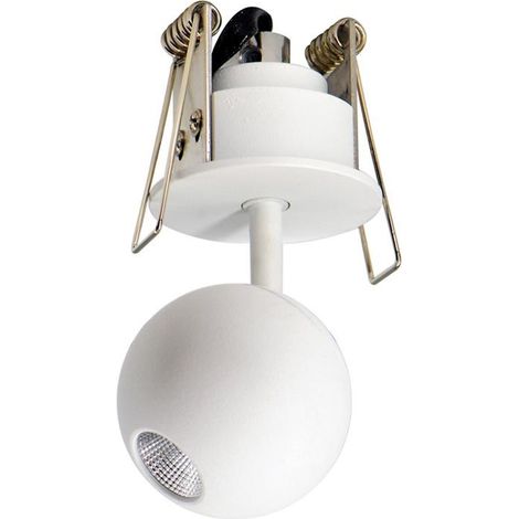 Spot LED Orientable D45 4,5W Blanc Sablé ZAMBELIS 1906 - Blanc chaud - 3000K (1/2)