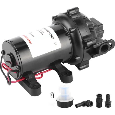 Pompe à diaphragme auto-amorçante 12V 60 PSI 3.0 GPM pour bateau, camping-car et utilisation marine (1/5)