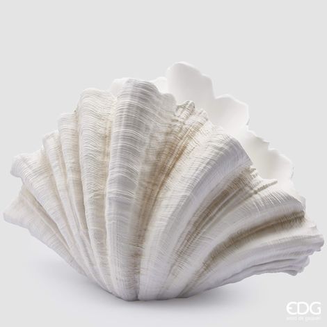 EDG Vaso Conchiglia Bianco H 36 (1/2)