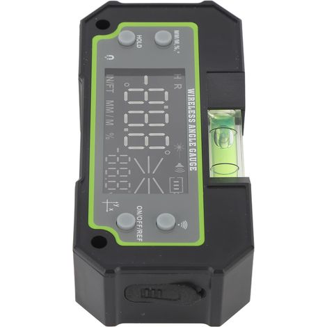 Zweiachsige digitale Wasserwaage, magnetischer Neigungsmesser, Bluetooth, LCD-Bildschirm, elektronischer Winkelmesser, tragbares Winkelmessgerät (1/5)