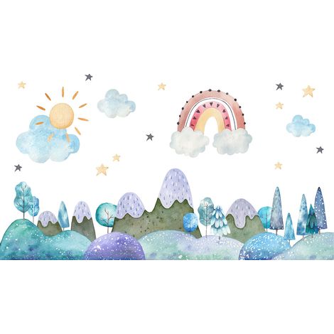 Papier peint panoramique Enfants - Paysage - 195 cm x 113 cm (1/2)