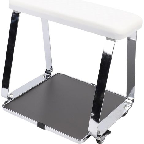 Chariot de Bain de Pieds, Chariot de Repose-pieds de Pédicure Mobile avec Plateau Spacieux et Roues Lisses, Coussin en Mousse à Mémoire de Forme de qualité Supérieure (1/5)