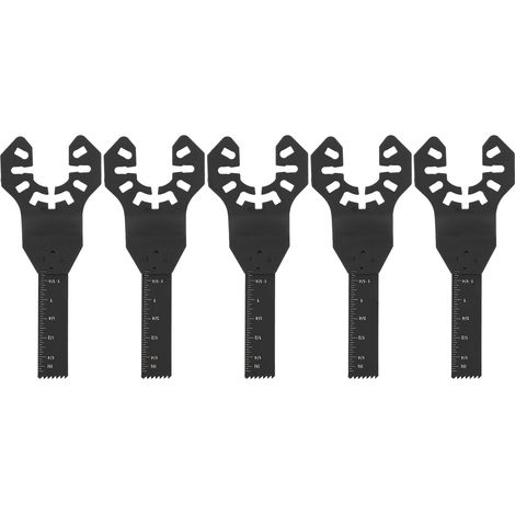 Oszillierende Sägeblätter aus Hochgeschwindigkeitsstahl – Universeller Schnellverschluss – 5er-Pack, 10 mm (1/5)