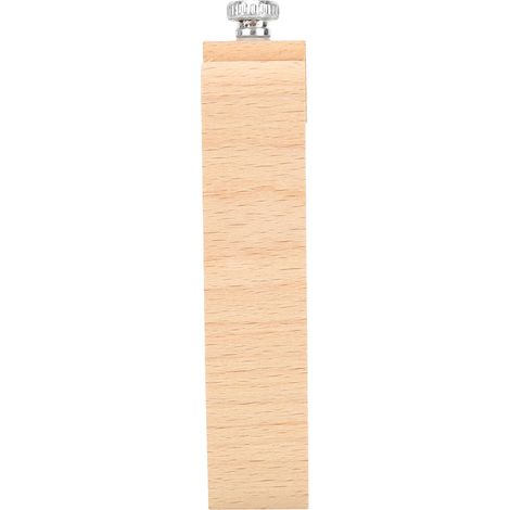 Bloc de ponçage manuel en bois et cuir pour bricolage, papier abrasif inclus (1/5)