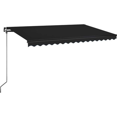 Tenda da Sole Tenda parasole Retrattile Manuale 400x350 cm Antracite (1/4)