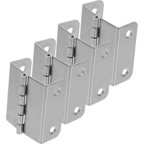 charnières de porte métalliques à quatre volets, à pliage à 180 degrés (1/5)