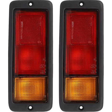 Feux arrière gauche et droit pour Mitsubishi Pajero 1992-1999 – Plastique rouge et noir – Installation facile – Ajustement parfait - Mb124963 (1/5)