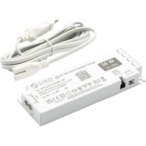 Siro Led Netzgerät SL-NTS, 24 V/DC, Led Netzteil 4 LED-Anschlussbuchsen, Leistung 36W (1/5)