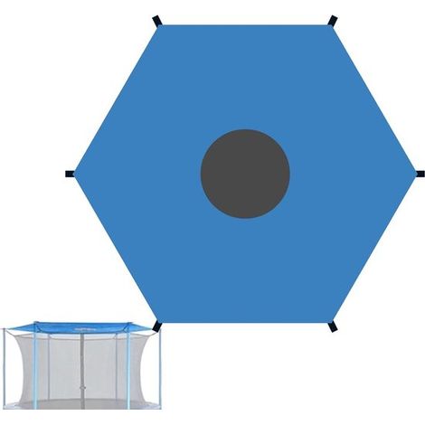 Telo parasole per trampolino - Tenda parasole - Protezione per esterni - Tessuto Oxford impermeabile - Disponibile in diverse misure (1/5)
