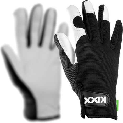 KIXX Work Line Lycra-Ziegennappa Arbeitshandschuh - Größe 8 (1/4)
