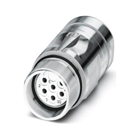 Connecteur circulaire Phoenix Contact, M23, 6 contacts, Montage avant, raccordement A sertir ( Prix pour 1 )
