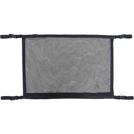 Filet de rangement pour toit de voiture, sac de rangement intérieur noir pour accessoires de voiture-78X53CM-Black (1/2)