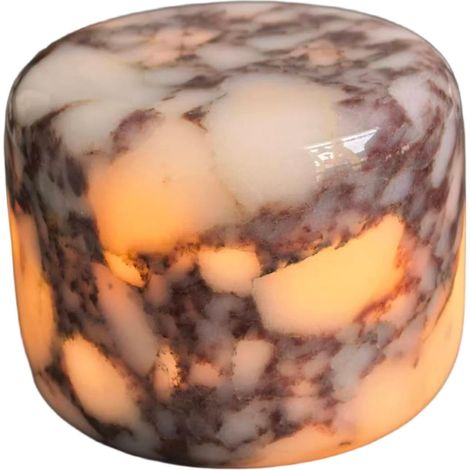 Lampe de Chevet Marbre Dimmable, Éclairage LED de Table, Luminaire en Pierre Rechargeable, Déco Ambiance Lamp