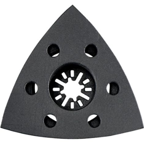 Placa  de  lijado  triangular  de  esquina  a  esquina  93mm  perforada  velcro  METABO