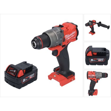 Milwaukee M18 FPD3-501 taladradora de percusión sin cable 18 V 158 Nm sin escobillas + 1x batería recargable 5.0 Ah - sin cargador