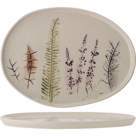 Bloomingville Kollektion Bea Servierteller beige 34,5 cm