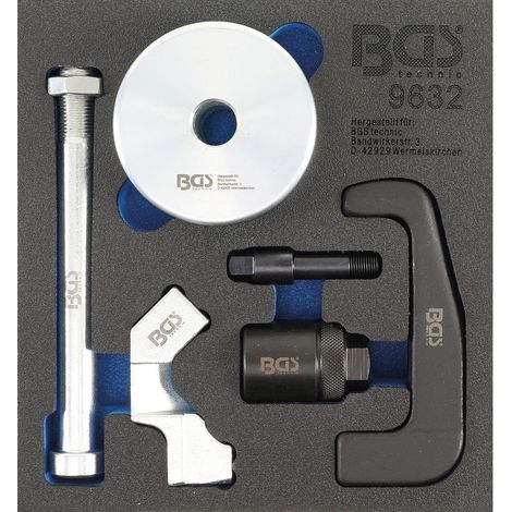 BGS  Carro  de  taller  inserción  1/6:  Extractor  de  inyectores  para  inyectores  Bosch  CDI  6  piezas.  -  9632
