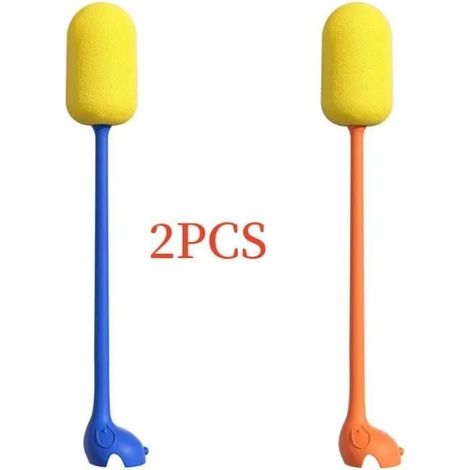 Goupillon BouteilleTasse Brosse pongeBrosse Bouteille Manche LongBrosses De Nettoyage Polyvalentespour GOUPILLON (1/4)