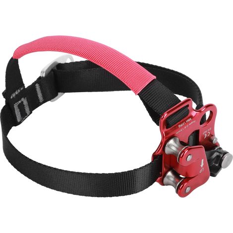 Rehausseur de pied en aluminium aéronautique pour escalade et alpinisme en extérieur (rehausseur de pied droit rouge) (1/5)
