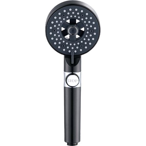 Shower Head - High Pressure - With Filtration - Massage Function - Adjustable Spray - For Bathroom - 1 Unit (1/5)
