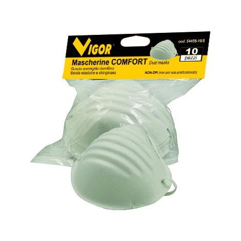 Mascarillas Vigor Comfort, no DPI blíster 10 piezas