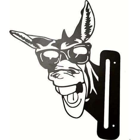 Silhouette Animal En Métal - Piquet De Jardin Extérieur En Fonte - Décoration Extérieure Pour Clôture Mur Ou Arbre - Lot De 1 (1/5)