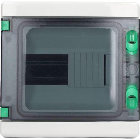 Coffret de distribution 8 voies IP65 étanche, montage sur rail DIN, boîtier disjoncteur extérieur intérieur (1/5)