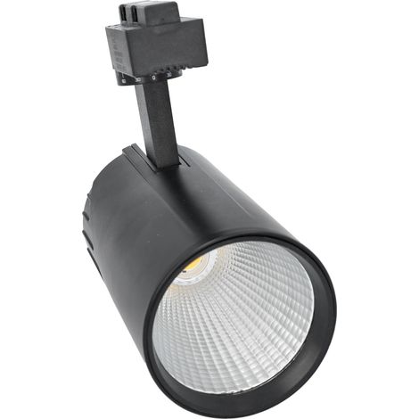 Jandei - Foco carril COB 30W 220V serie ECO color negro 3000K