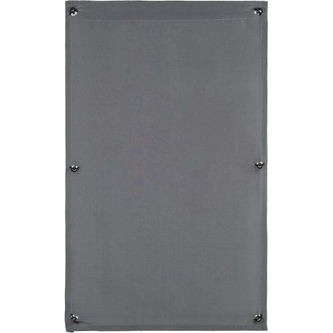 Rideau à ventouses, protection solaire et thermique, puits de lumière, 57x100 cm, portable, gris, polyester, 57x100 cm