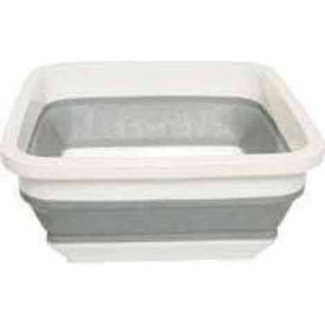 Bassine à Vaisselle Pliable, Design Peu Encombrant, Facile à Nettoyer, Lavabo Pliable Rectangulaire, 31.7 x 14.2cm - Idéale pour Camping, Caravanes et Les Petities Cuisines (1/4)